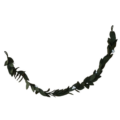Fair Trade Felt Mistletoe Holiday Garland