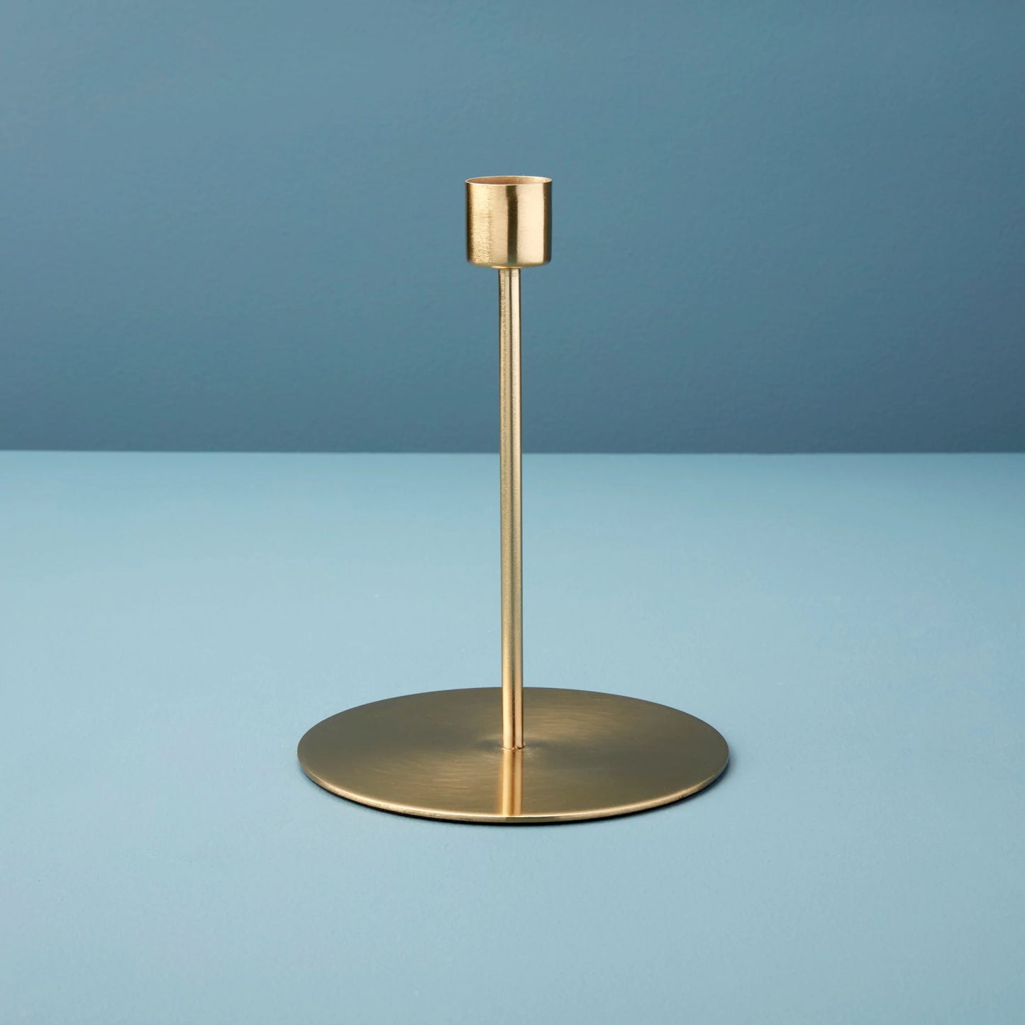 Gold Metal Simple Taper Candlestick