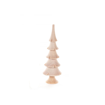 Handmade Traditional Wood Turned Tabletop Holiday Tree