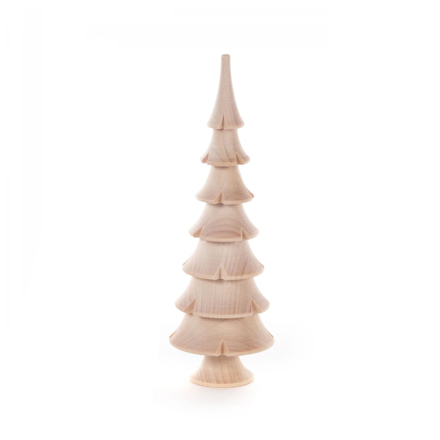 Handmade Traditional Wood Turned Tabletop Holiday Tree