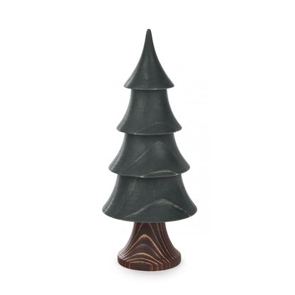 Handmade Modern Wood Turned Holiday Tabletop Tree