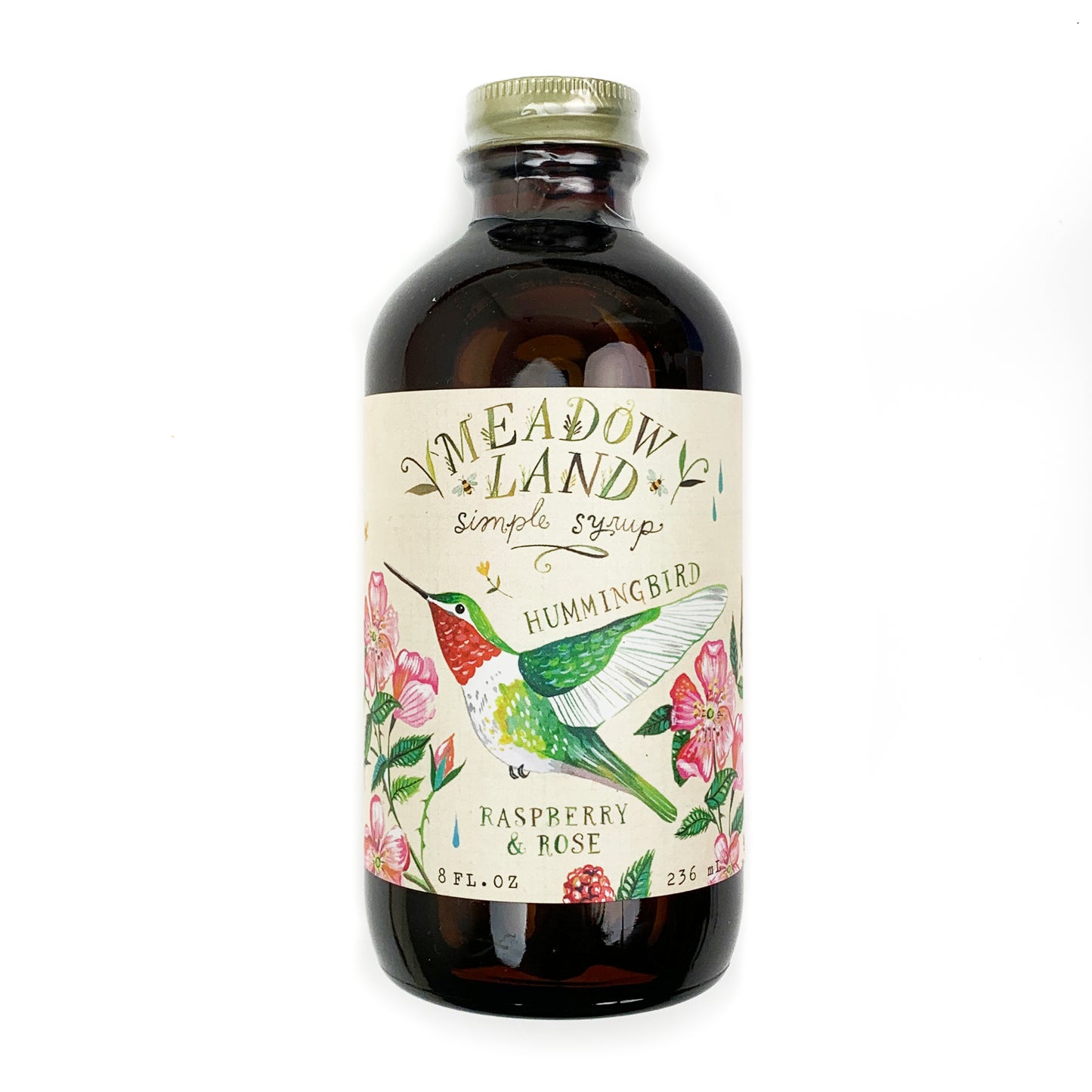 Hummingbird Raspberry & Rose Simple Syrup