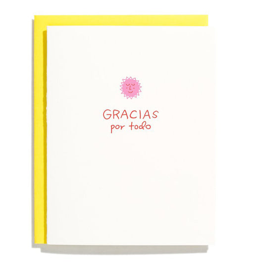 Gracias Por Todo Thank You Card