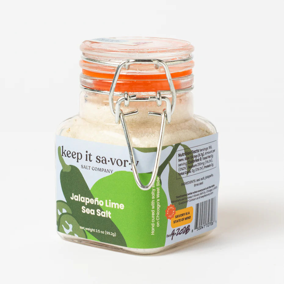 Jalapeño Lime 3.5 Ounce Sea Salt