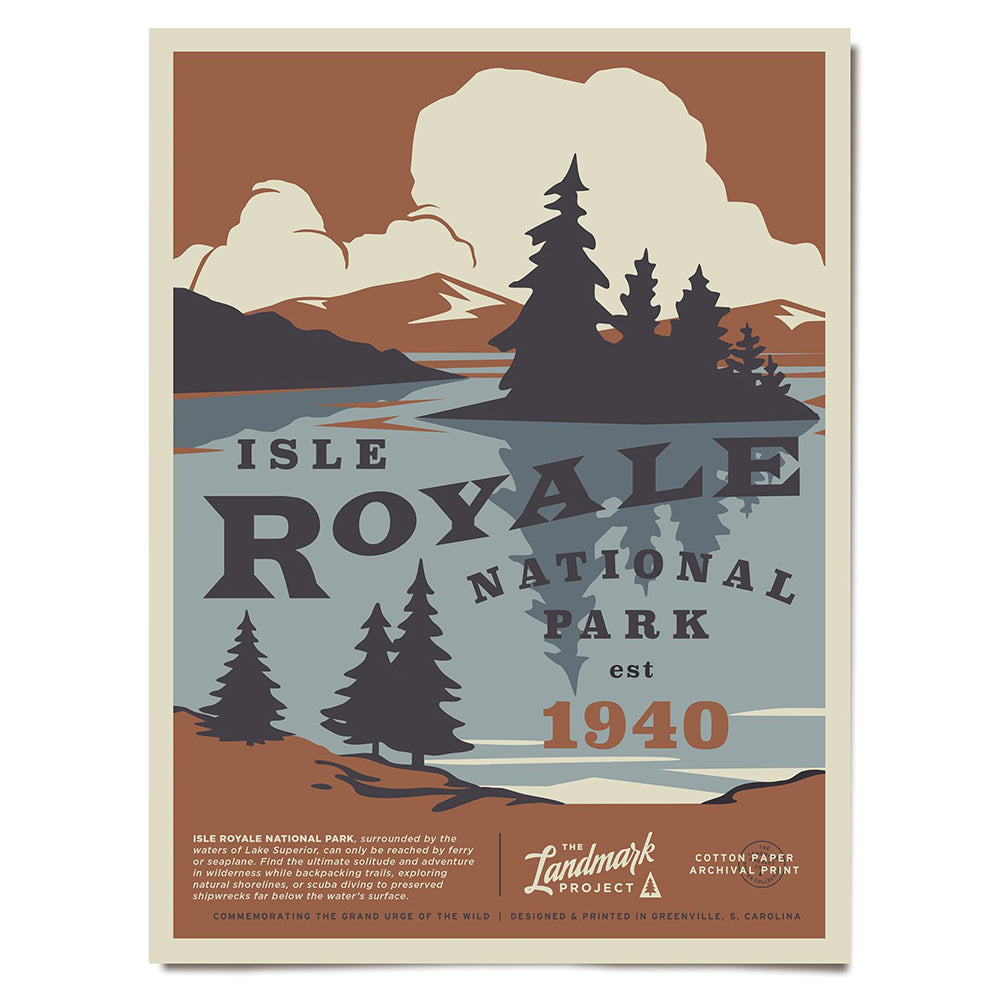 Isle Royale National Park Poster