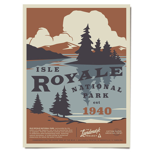 Isle Royale National Park Poster