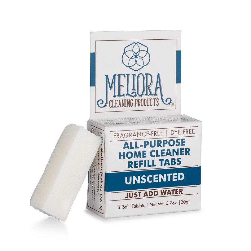 Non-Toxic, Plastic-Free All Purpose Home Cleaner Refill Tablets (Pack of 3)