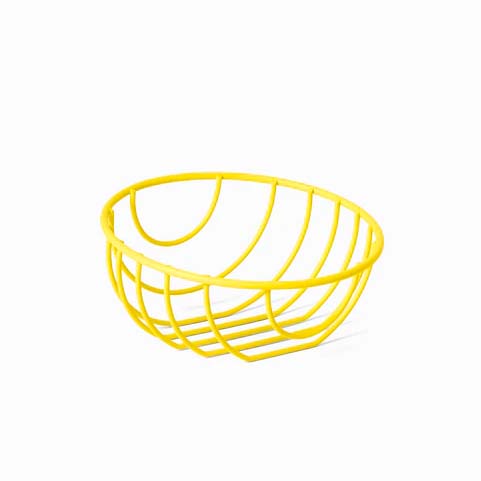 Minimal Outline Fruit or Storage Wire Basket
