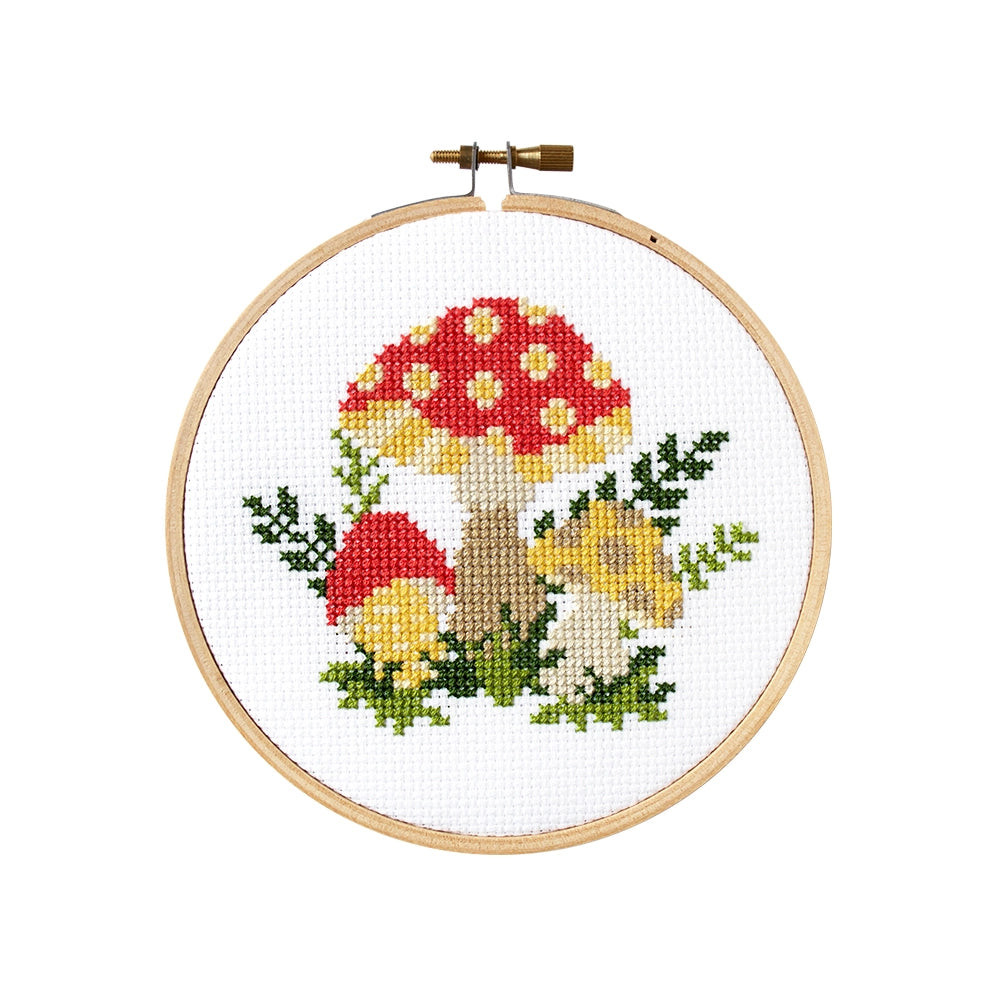 Mushroom 5" Cross Stitch Kit
