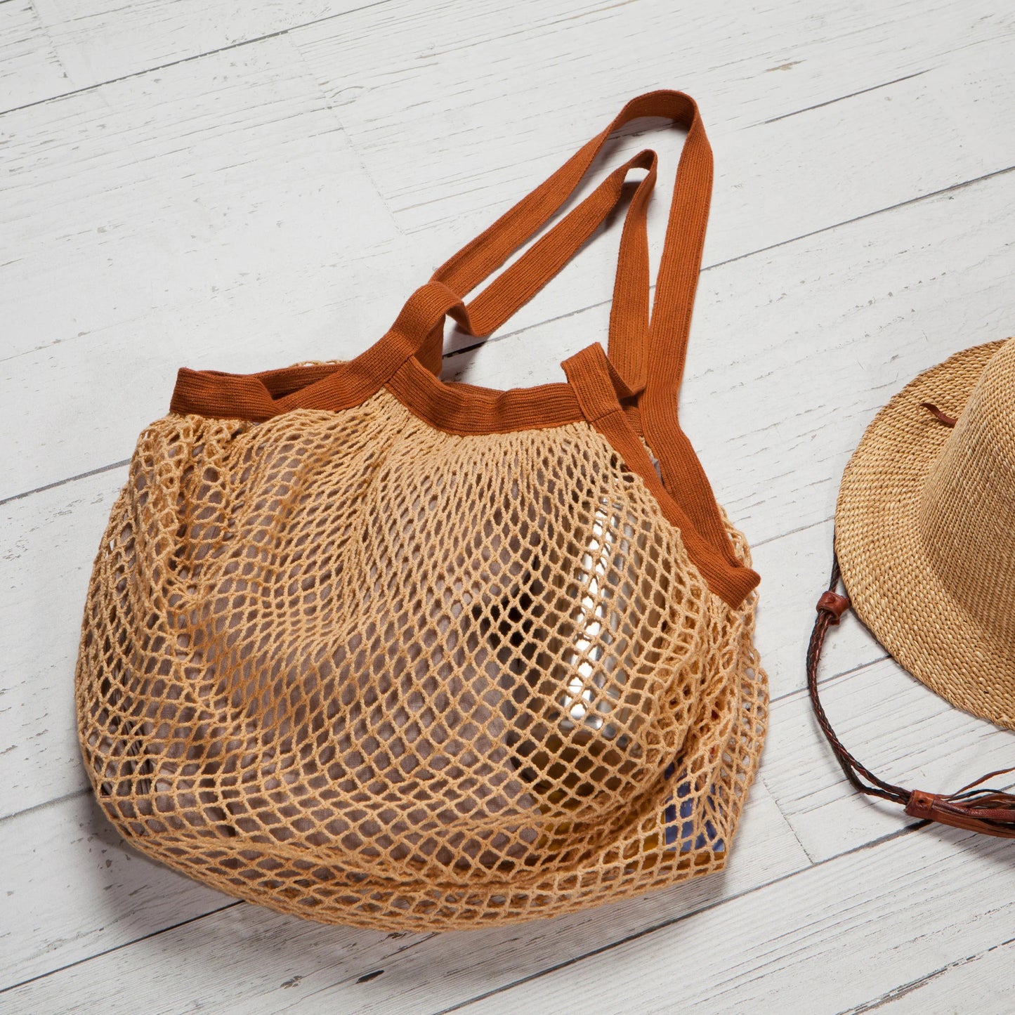 Market Netted Shopping Tote Bag