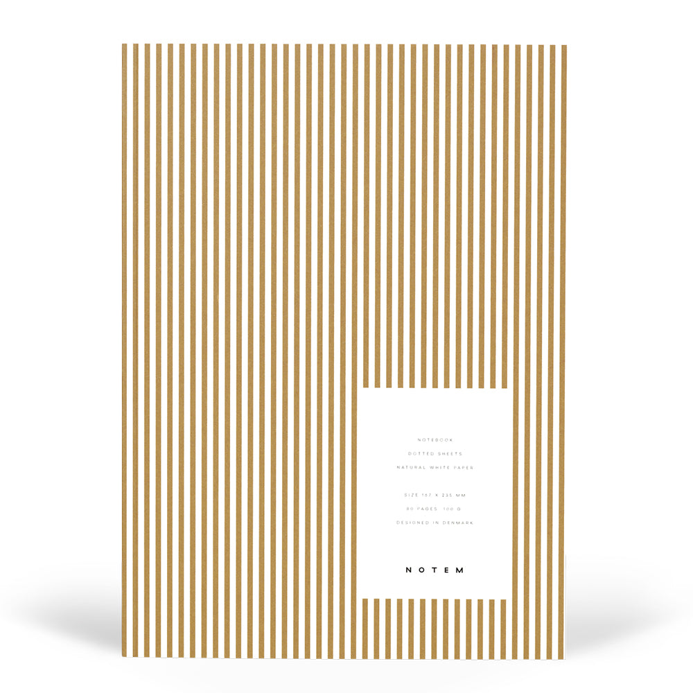 Vita Striped Paper-Cover Notebook