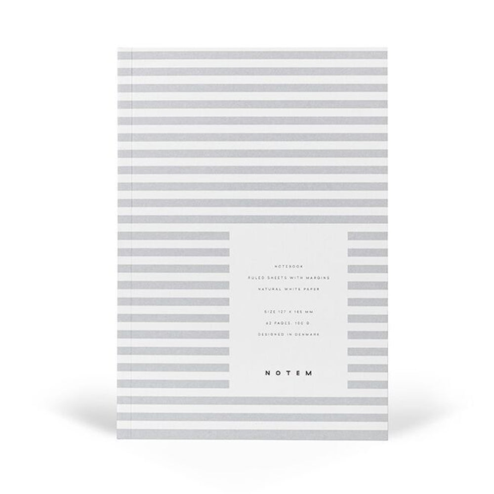 Vita Striped Paper-Cover Notebook