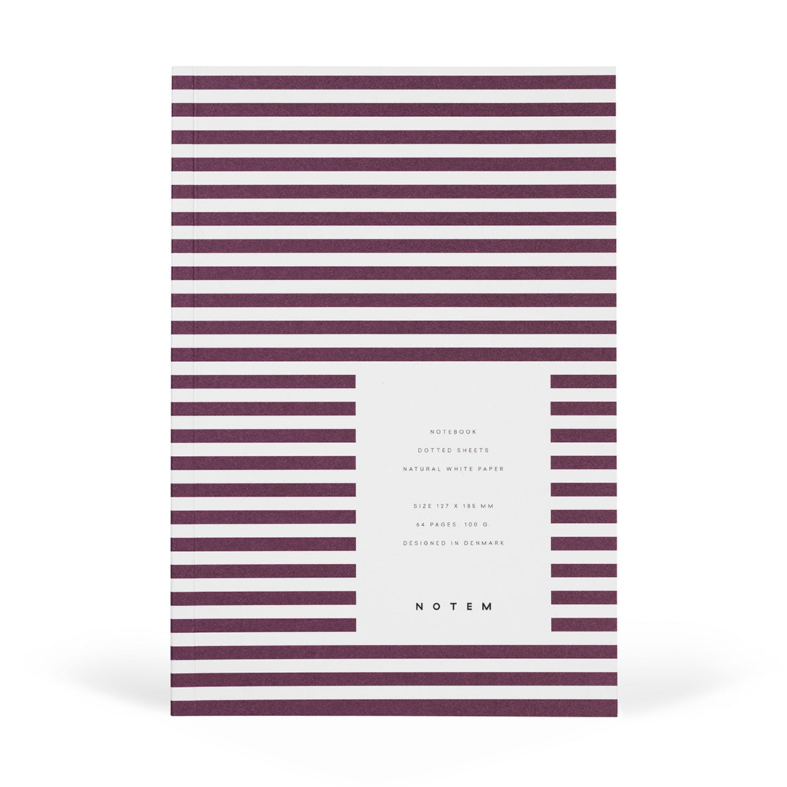 Vita Striped Paper-Cover Notebook