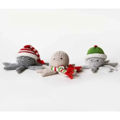 Octopus Knit Ornament