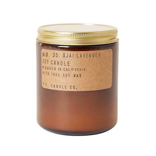 Ojai Lavender Amber Jar 7.2 Oz Soy Candle