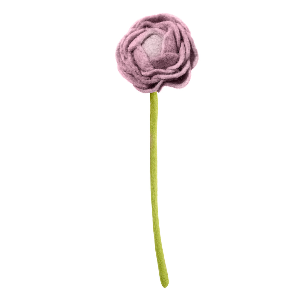 Felt Peony Flower