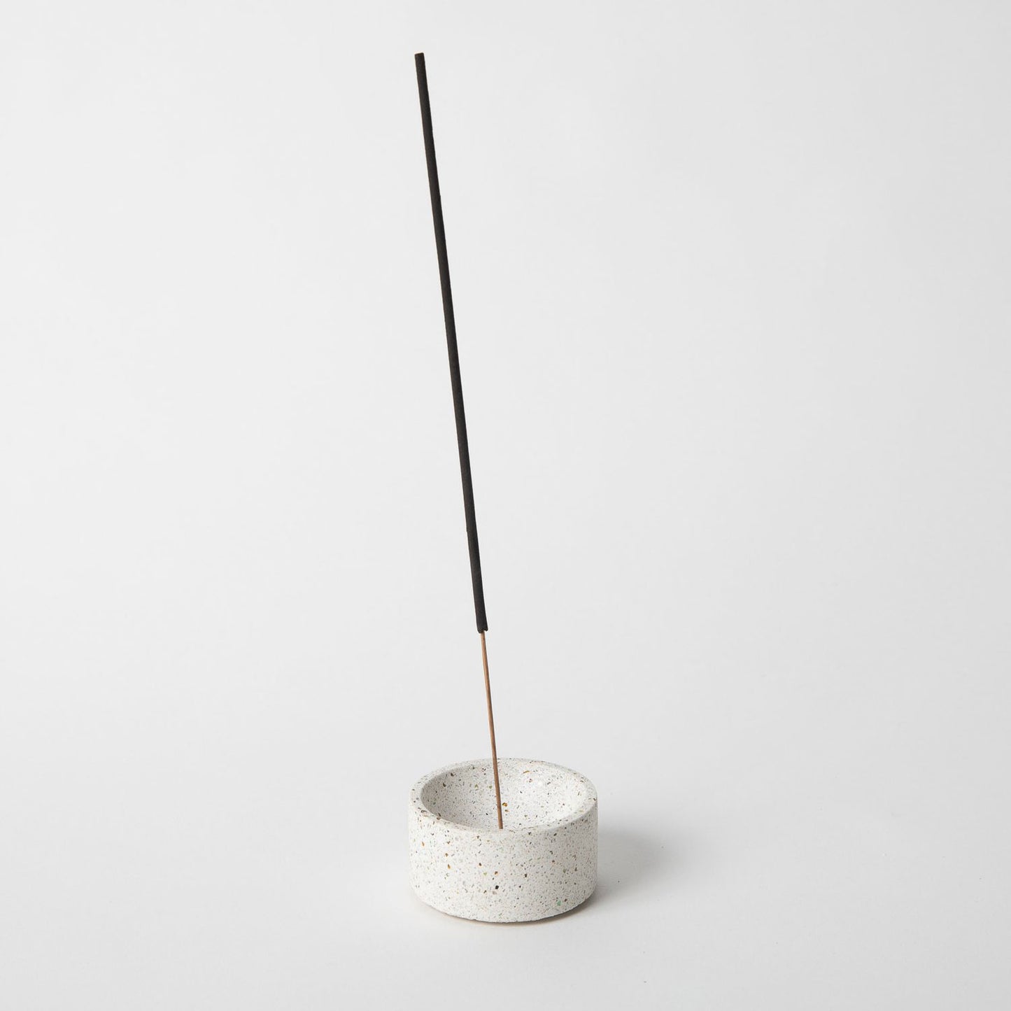 Terrazzo Concrete Cylinder Incense Holder