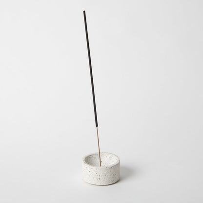Terrazzo Concrete Cylinder Incense Holder