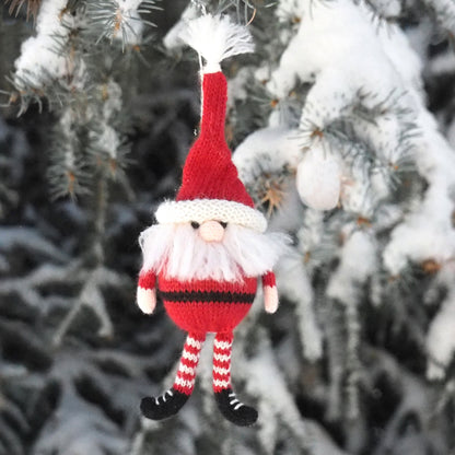 Santa Knit Ornament