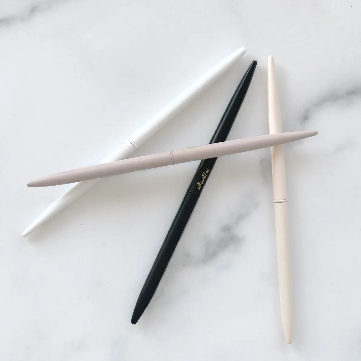 Slim Neutral Ball Point Pens (Set of 4)