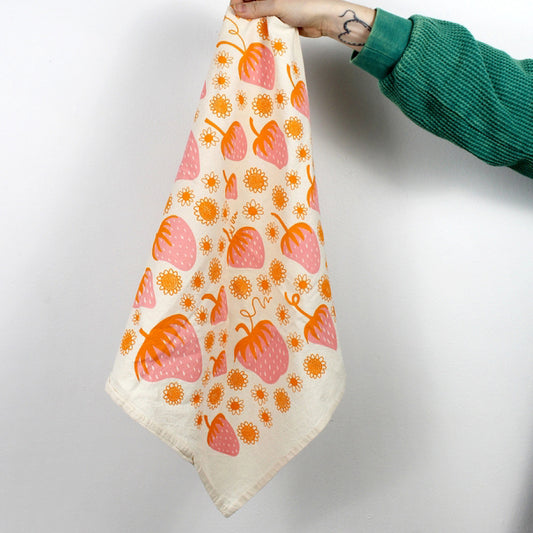 Strawberries Kitchen Tea Towel