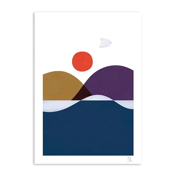 Summer Bird 8.25" x 11.75" Archival Print