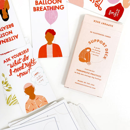 Support Deck: 36 Self Care Cards