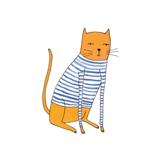 Sweater Cat Temporary Tattoos (Set of 2)