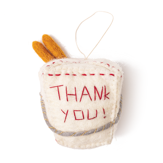 Fair Trade Take Out Food Ornament