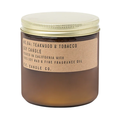 Teakwood & Tobacco Soy Candle