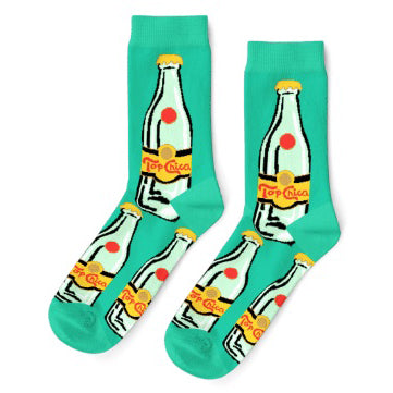 Top Chica Topo Chico Inspired Cotton Crew Socks