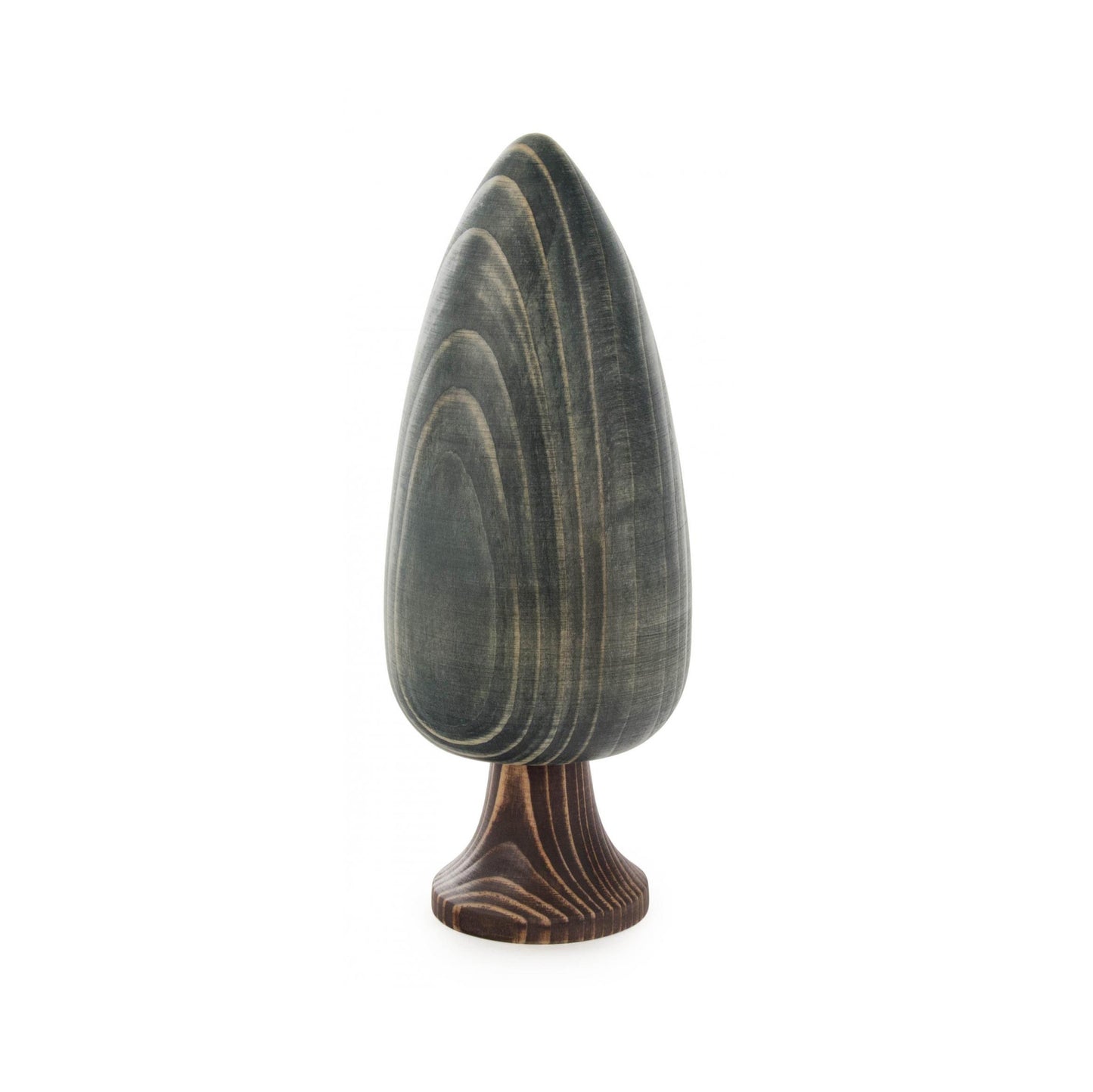Handmade Modern Wood Turned Holiday Tabletop Tree