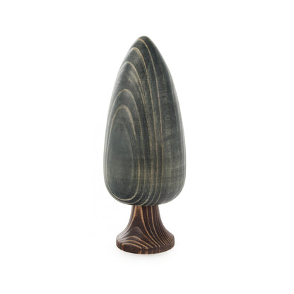 Handmade Modern Wood Turned Holiday Tabletop Tree
