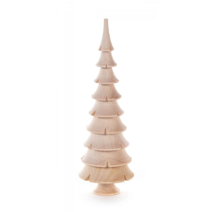 Handmade Traditional Wood Turned Tabletop Holiday Tree