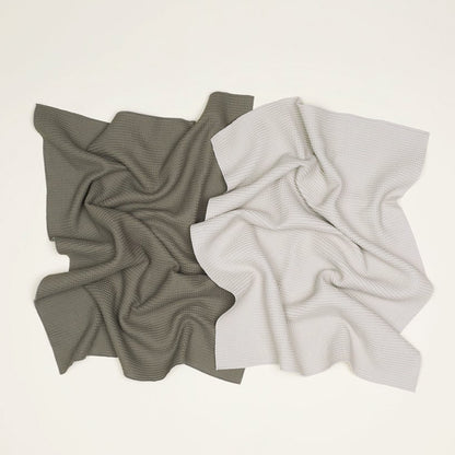 Cotton Waffle Weave Kitchen or Hand Towel (Set of 2)