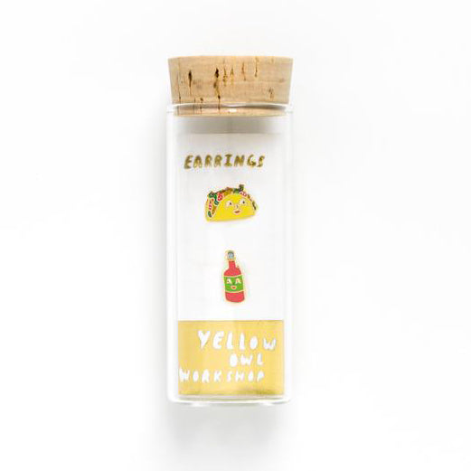 Taco & Hot Sauce Earring Set