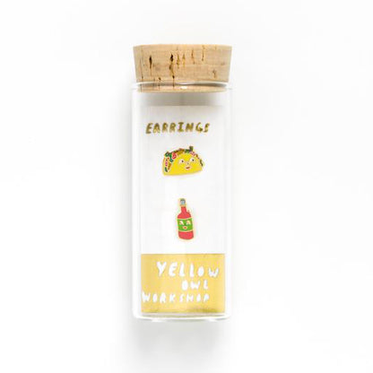 Taco & Hot Sauce Earring Set