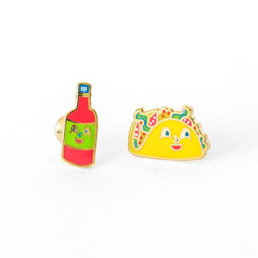 Taco & Hot Sauce Earring Set