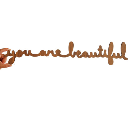 You Are Beautiful Script Sign