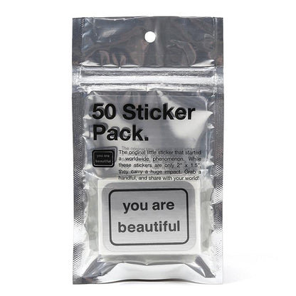 You Are Beautiful Classic Stickers